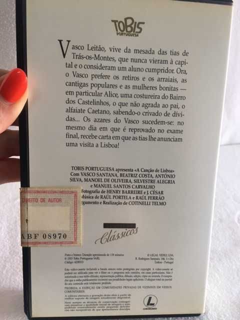 A Canção de Lisboa - VHS - oferta dos portes