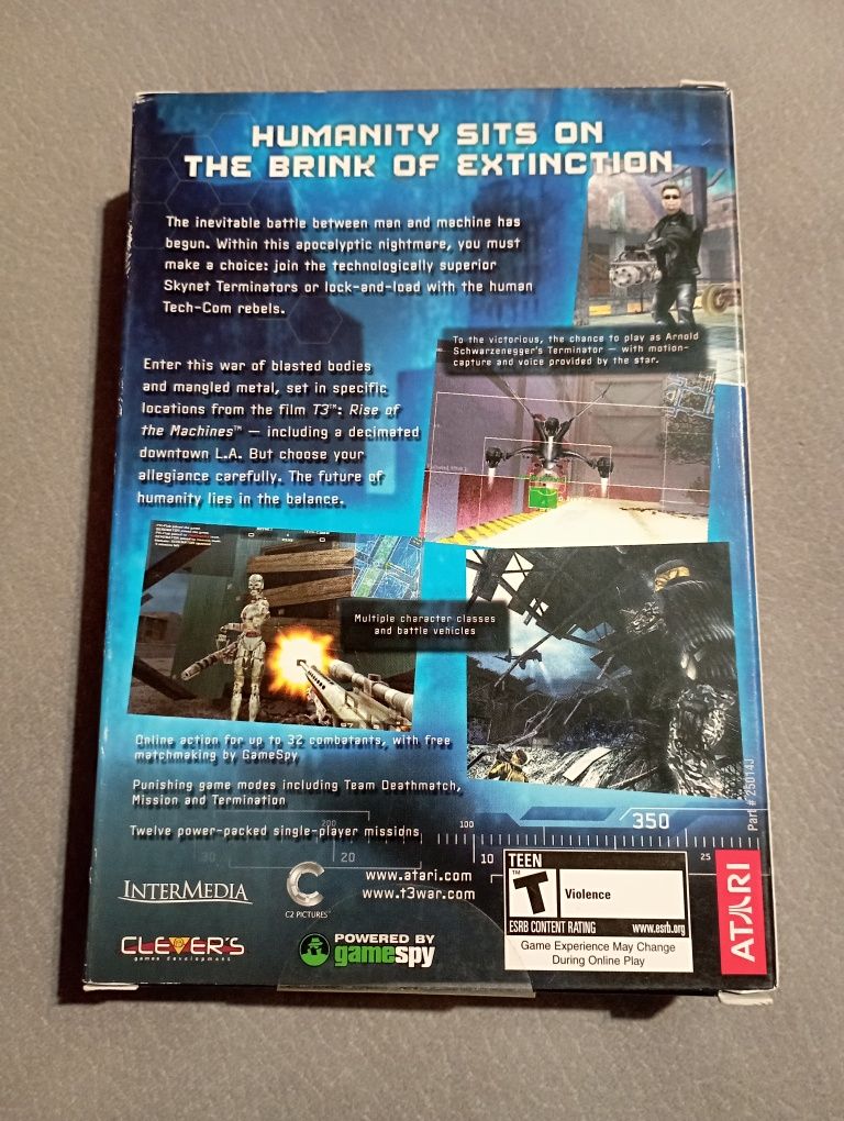 Terminator 3 - War of The Machines. PC ANG Mini BOX Kolekcjoner. NOWA