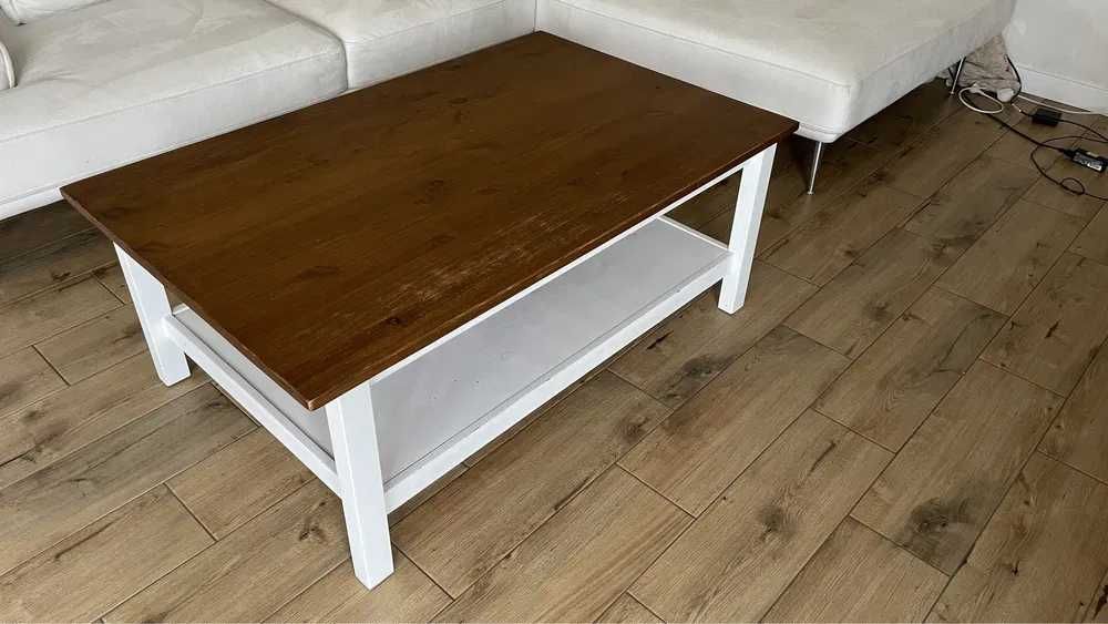 Stolik kawowy IKEA Hemnes szary-brąz, r.118x75x46cm-dostawa gr