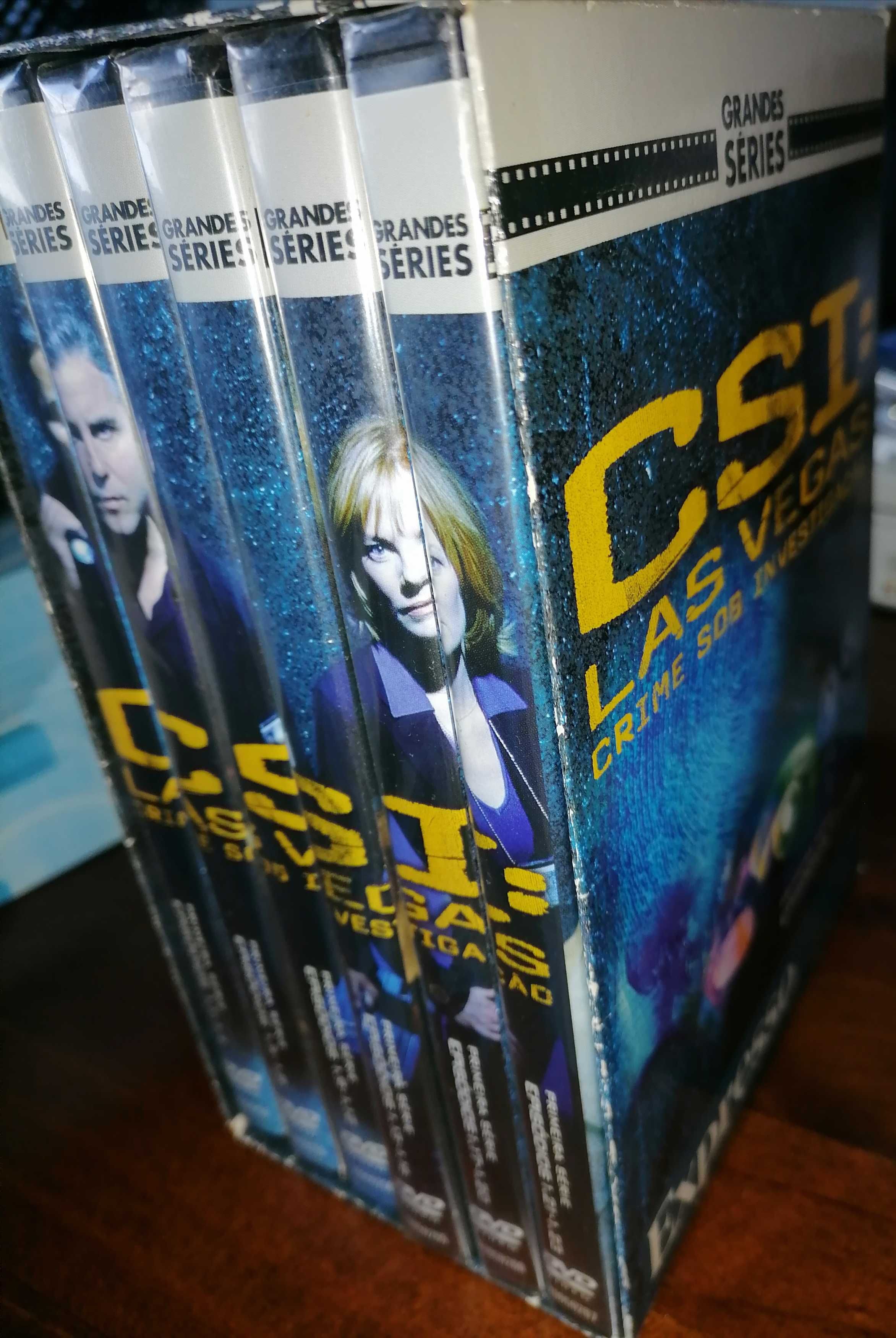 DVD's CSI Miami e Las Vegas ainda selados