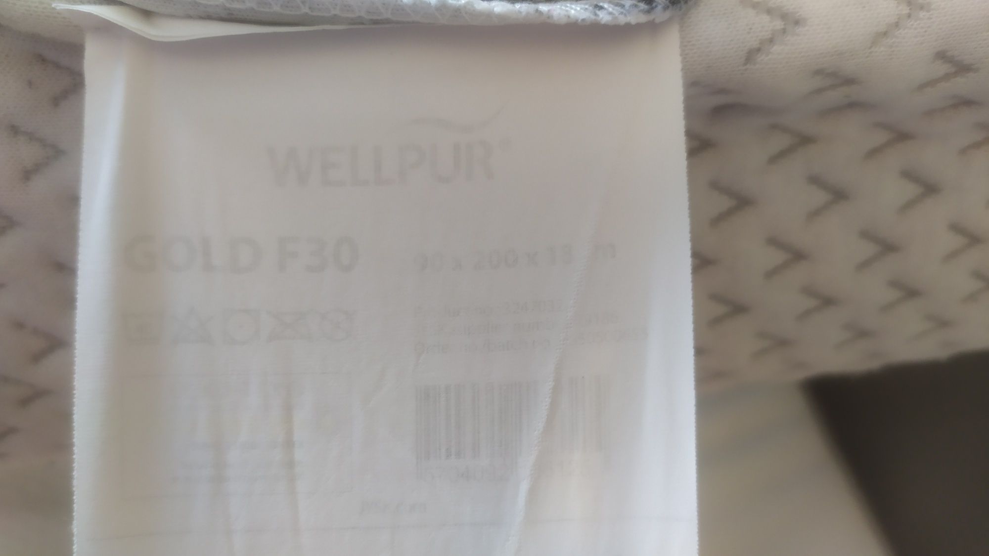 Łóżko młodzieżowe AGATA szer/dł 94/204 + materac piankowy VELLPUR
