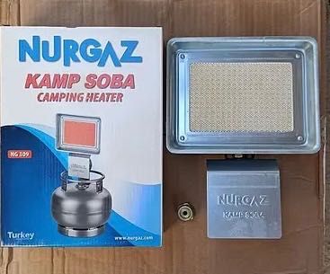 Газовый инфракрасный  обогреватель Nurgaz 309 с редуктором новый