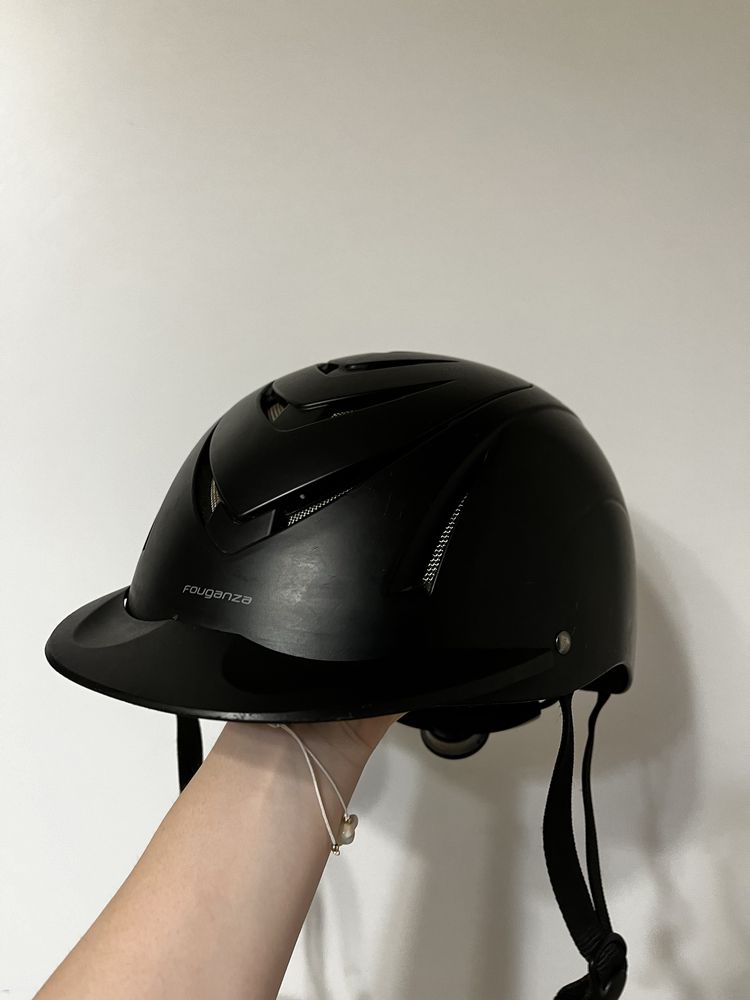 kask jeździecki Fouganza 500 rozmiar s