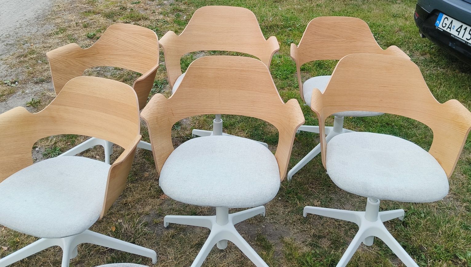 Wyjątkowy stół projektanta Matkowski + komplet stylowych krzeseł IKEA