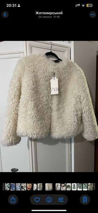 Шубка Zara розмір М
