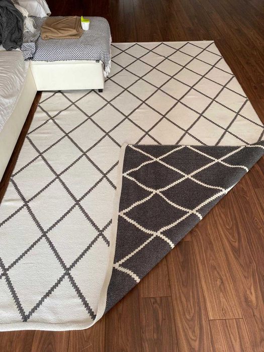 Tapete preto e branco 2m/3m