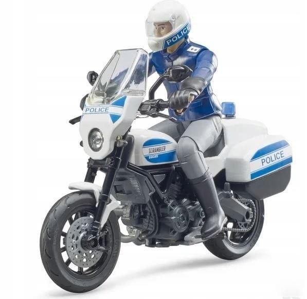 Policjant Na Motocyklu Scrambler Ducati, Bruder