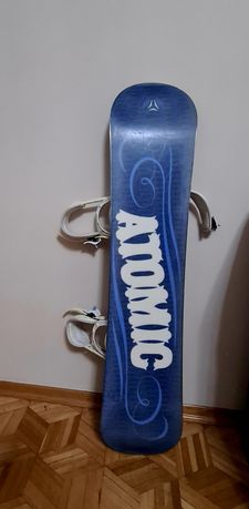 Deska snowbordowa Atomic z wiązaniami niami  119cm
