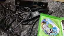 Kinect z adapterem i grą
