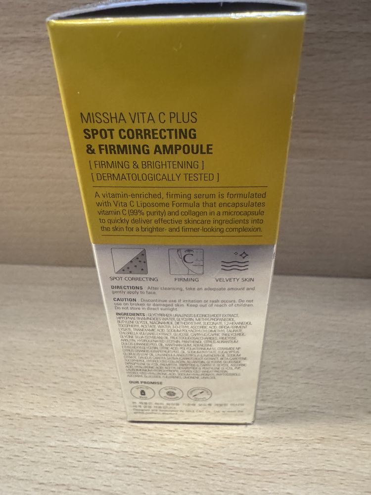 Missha Vita C ampułka do twarzy korygująco-ujędrniająca, 30 ml