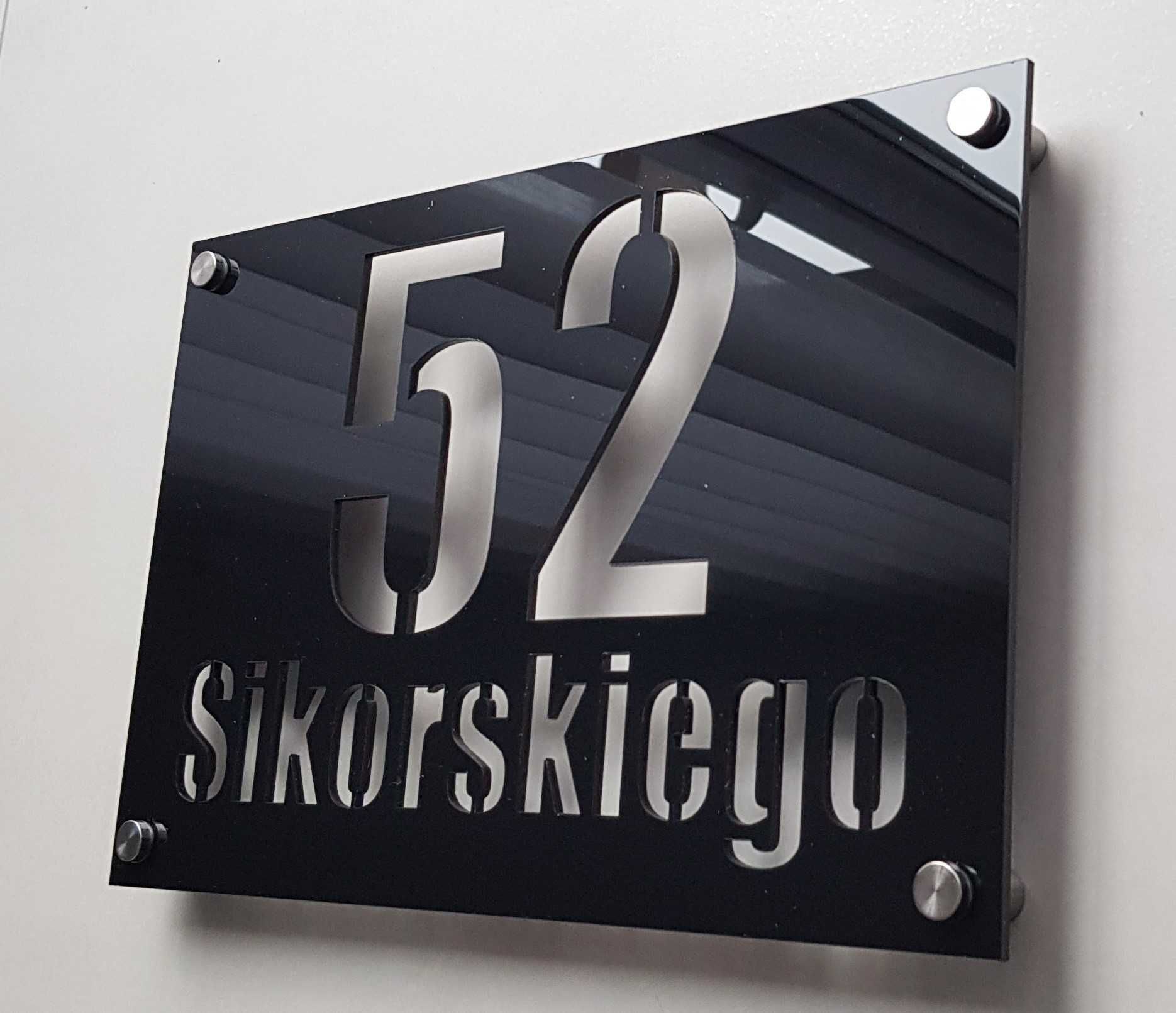 Tabliczka adresowa, numer na dom, personalizowany
