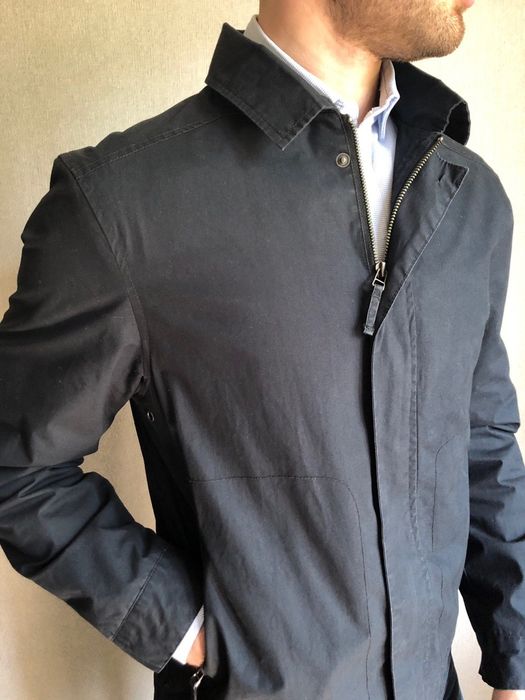 Чоловіча Мужская куртка / ветровка весна - осінь (темно-синя)