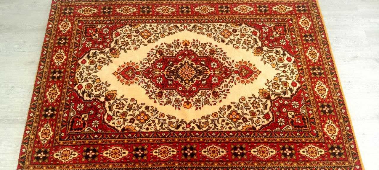 Килим з натуральної вовни, 80 років, 220х150 см