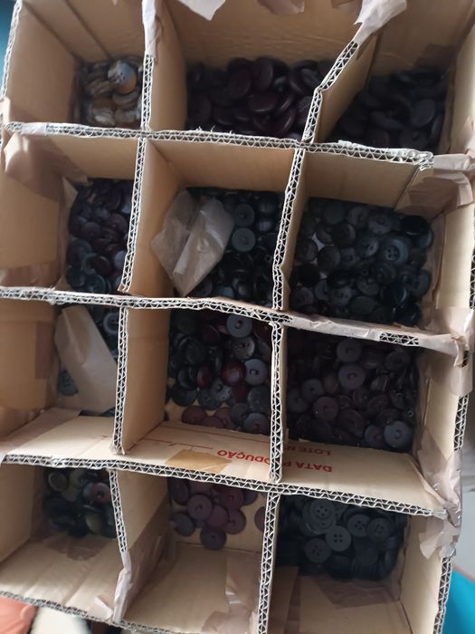 Botões de várias cores