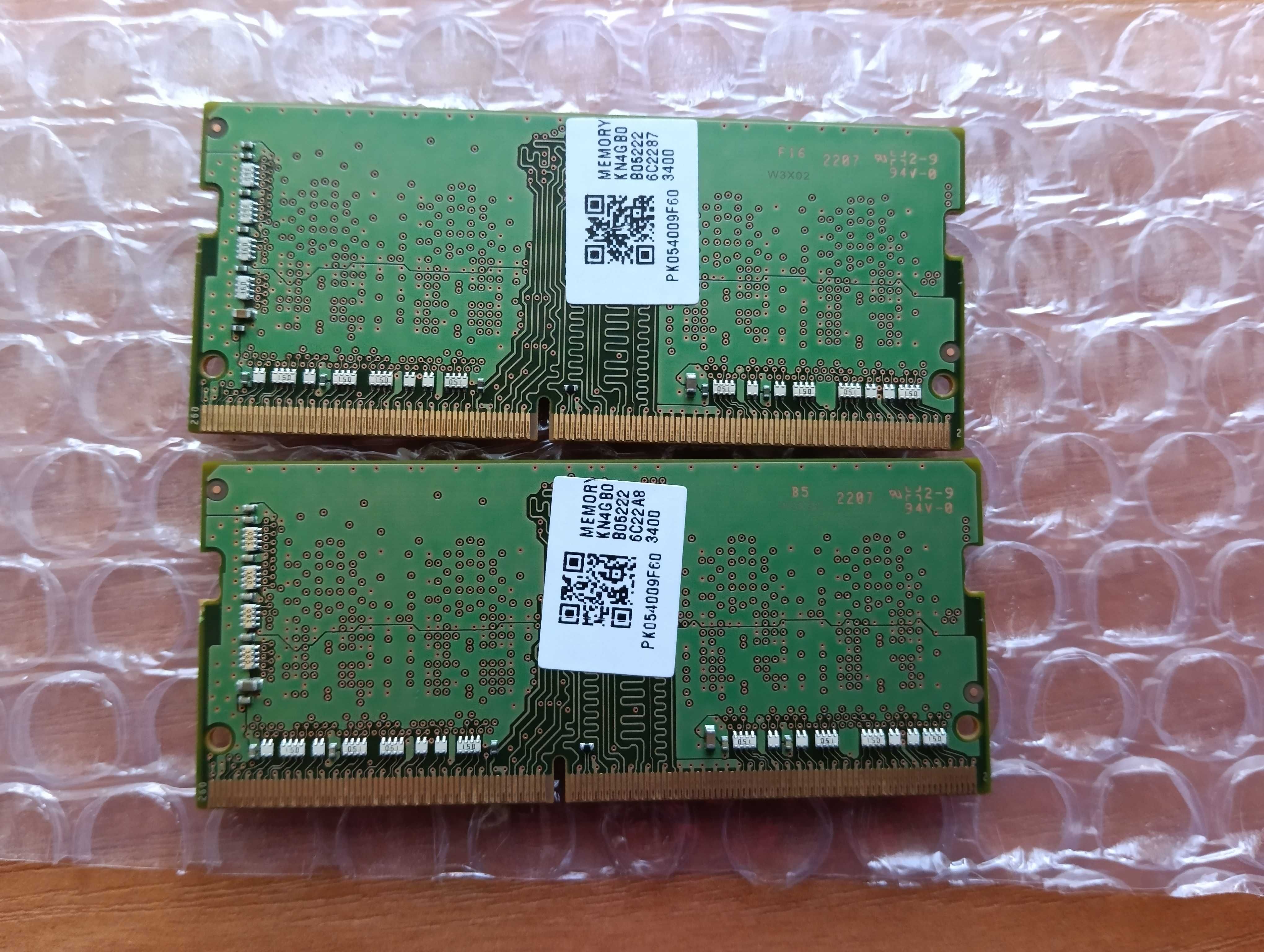 Пам'ять Samsung SO-DIMM DDR4 2x 4GB 3200 MHz для ноутбуків