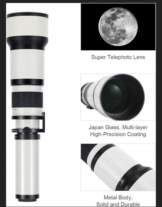 Teleobiektyw Pro 650 - 1300 mm f8-16