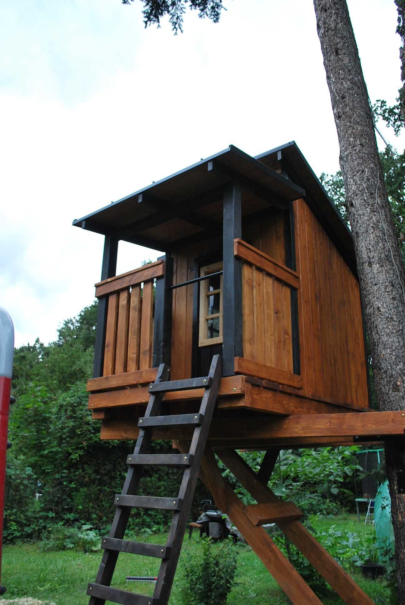 Domek na drzewie DND05 - domek drewniany - plac zabaw dla dzieci
