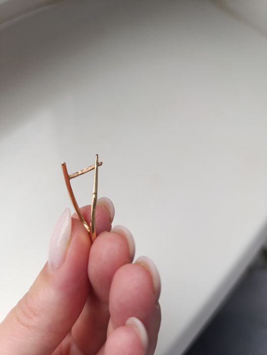 Золоті сережки 585