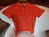 Koszulka polo TOMMY HILFIGER polówka męska pomarańczowy Rozmiar L / M