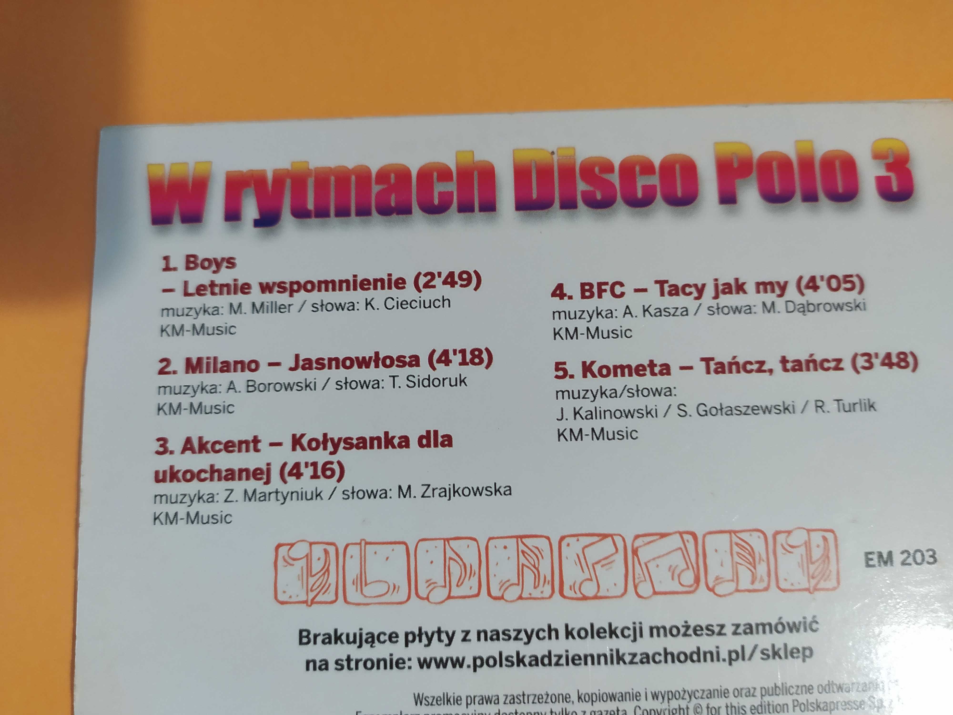 Płyta CD: W rytmach disco polo 3