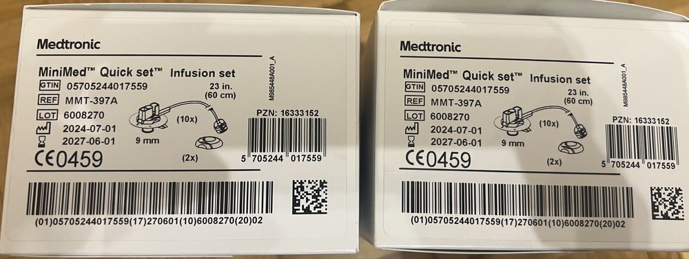 Wkłucia Medtronic Quick-set 9/60