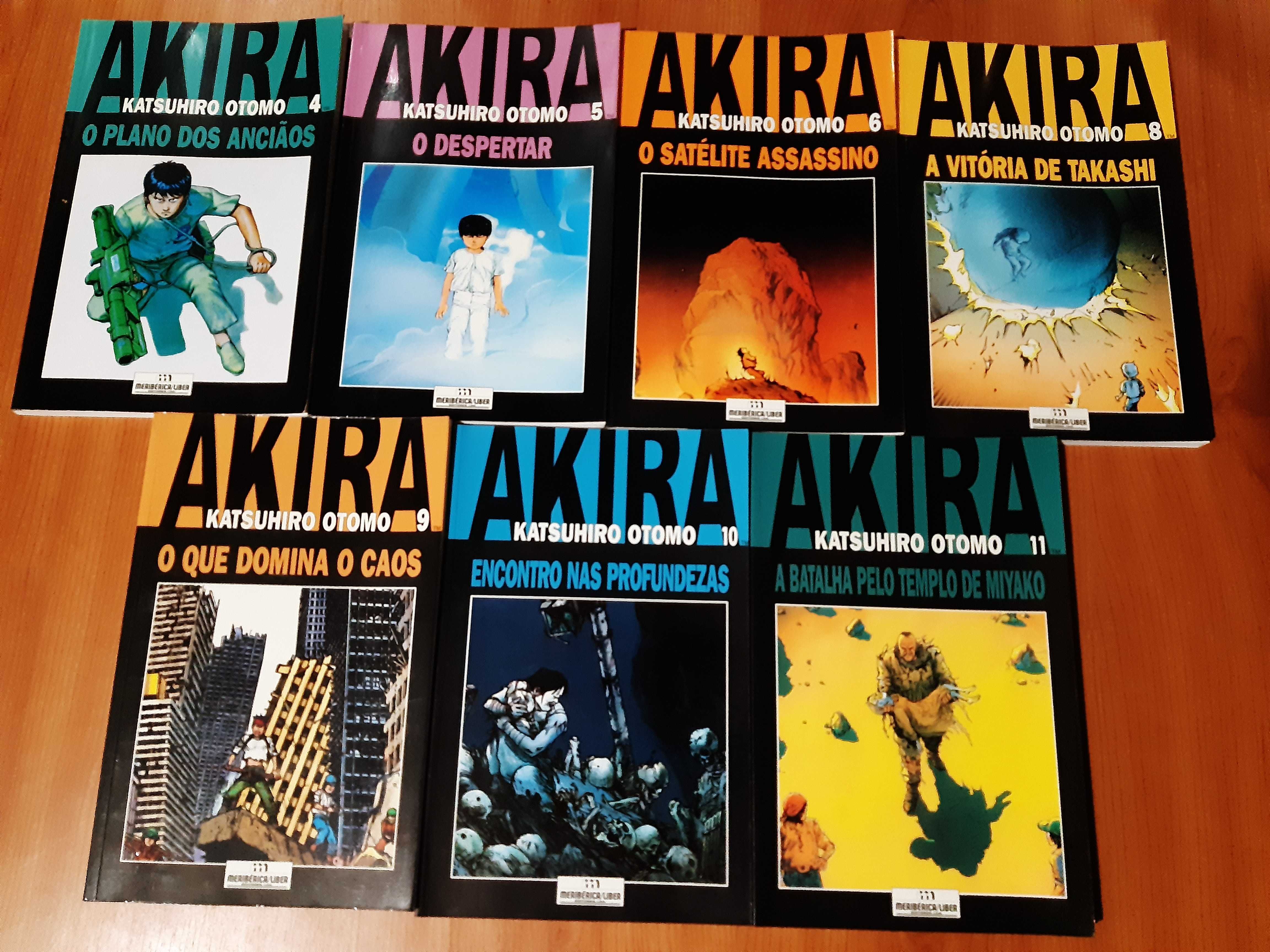 Livros BD Akira, de Katsuhiro Otomo