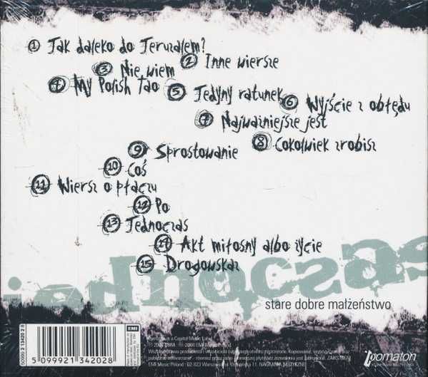 Płyta CD Stare Dobre Małżeństwo " Jednoczas " 2007 Pomaton EMI