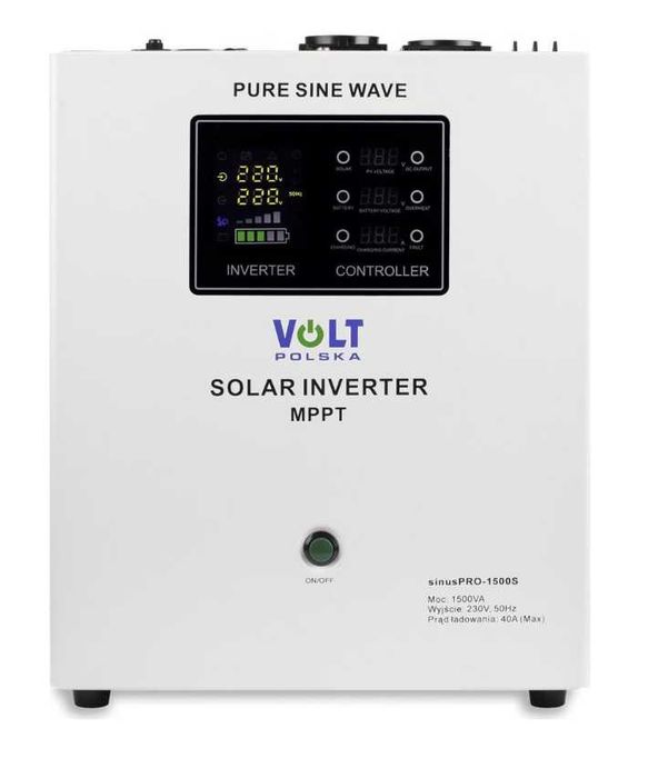 Гібридний сонячний інвертор  Volt Polska SINUS PRO 1500S (3SPS150012)