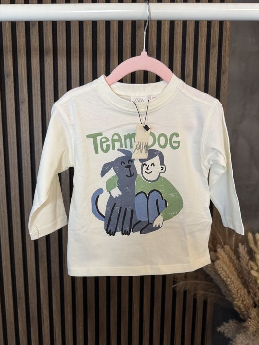 Nowa bluzka z nadrukiem zara 80