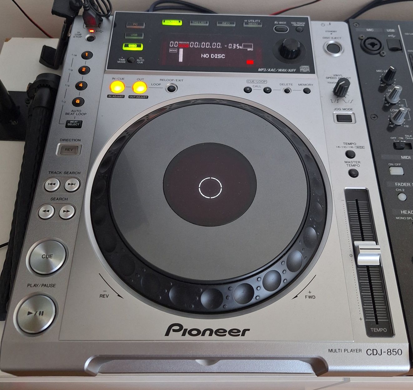 Zestaw dj Pioneer djm 750 oraz 2x cdj 850 konsola Dj super