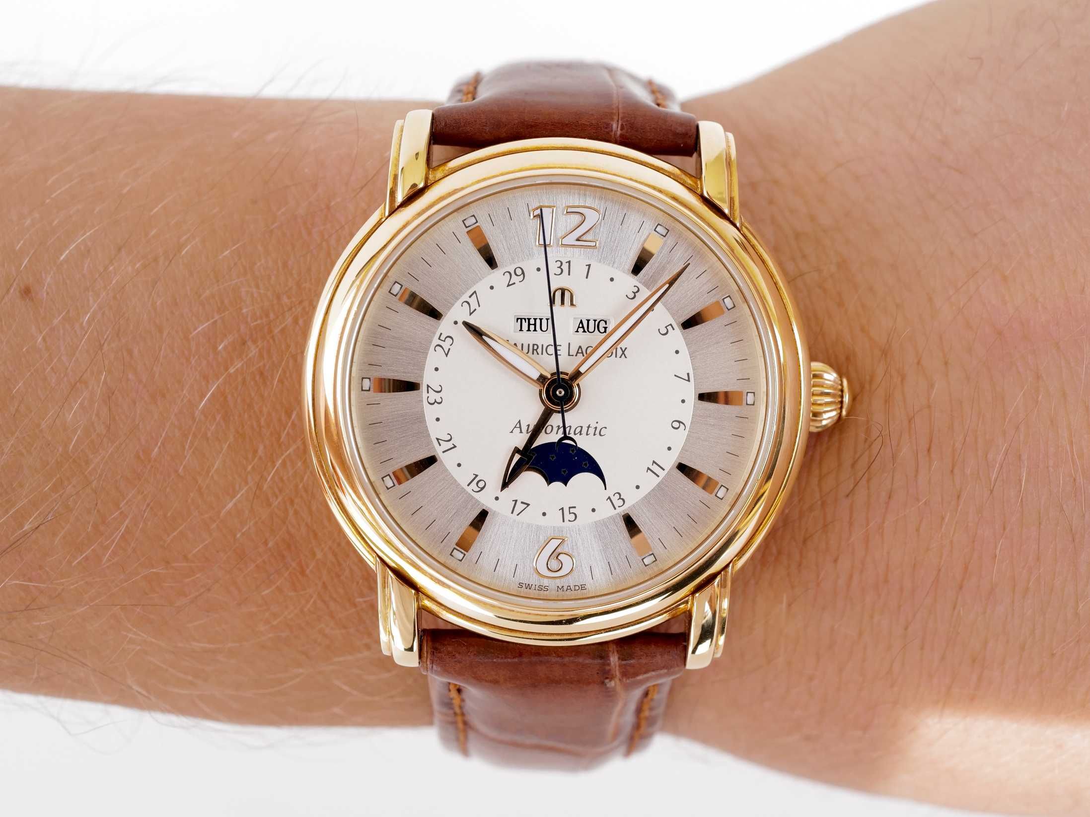 Maurice Lacroix Masterpiece Phases de Lune 18K Yellow Gold