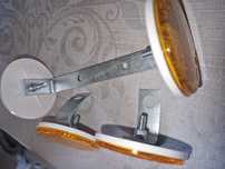 Nowe odblaski+uchwyty mocowanie wsk 125 175 b3 jednoramowa pl kpl