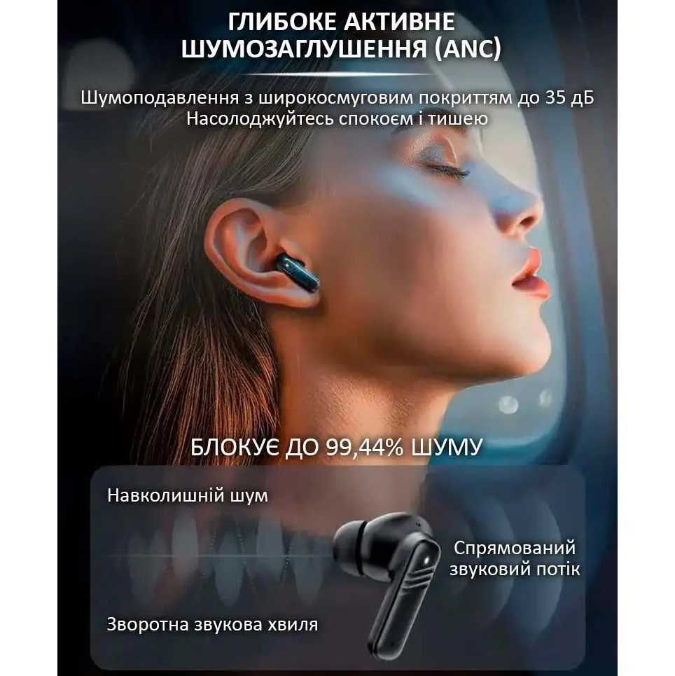LX-10 TWS Bluetooth навушники з LED дисплеєм|Бездротова гарнітура|Вак