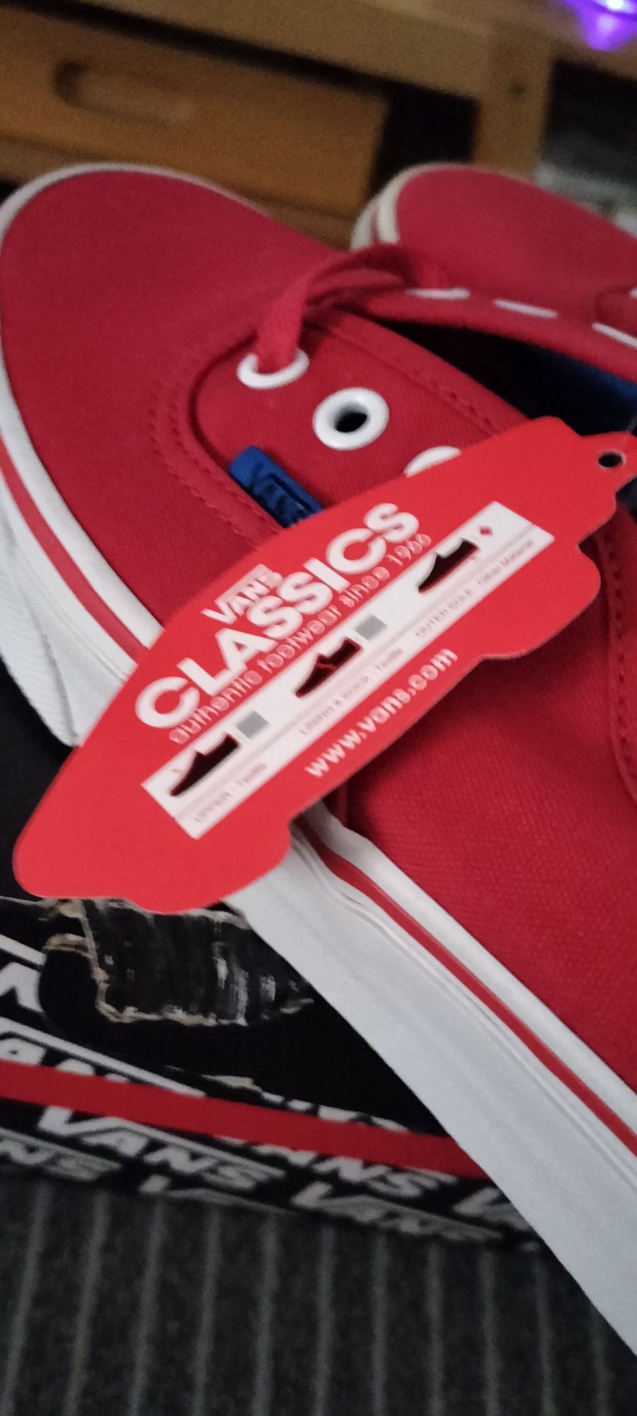 Sapatilhas vermelhas Vans