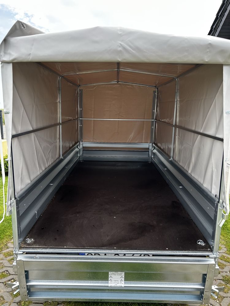Wynajem Transport Przyczepka Plandeka lekka dmc 750kg 265cm