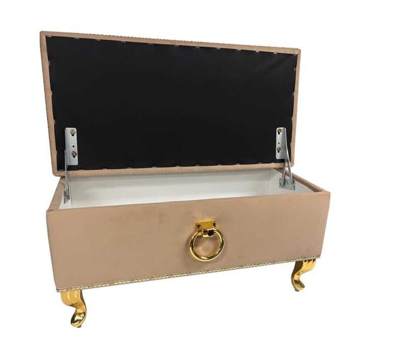 Pufa Skrzynia z Kołatką 70x35x45 Tapicerowana