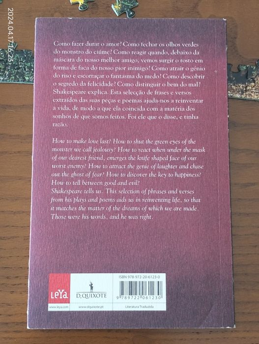 As lições de vida de William Shakespeare