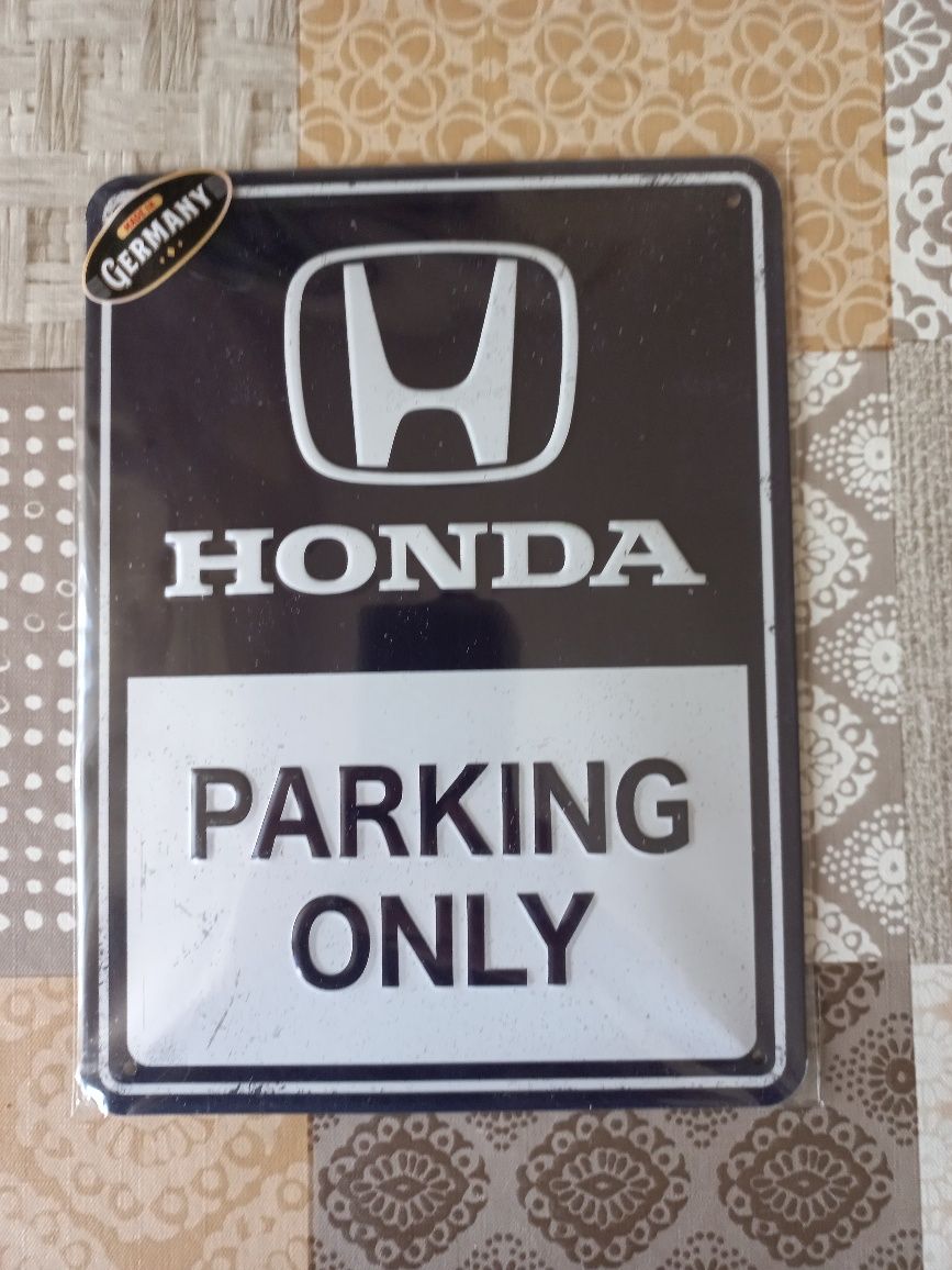 Placa Metal Honda 15cm por 20cm
