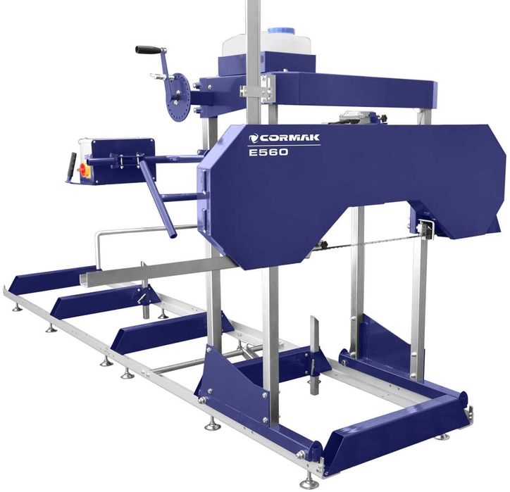 Trak taśmowy, Piła taśmowa Cormak E560 Elektryczny 8kW