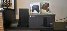 Konsola Xbox Series X 1TB, 2 oryginalne pady, ładowarka, stan IDEALNY!