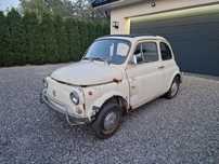 Fiat 500L Fiat 500 Lusso ,1970, poj. 499 ,Włoska wersja, Piękny, Jeden właścic