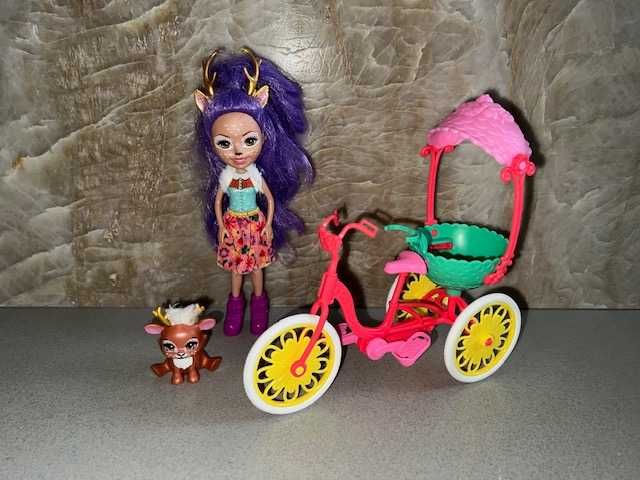 MATTEL ENCHANTIMALS przyjaciele na rowerze GJX30
