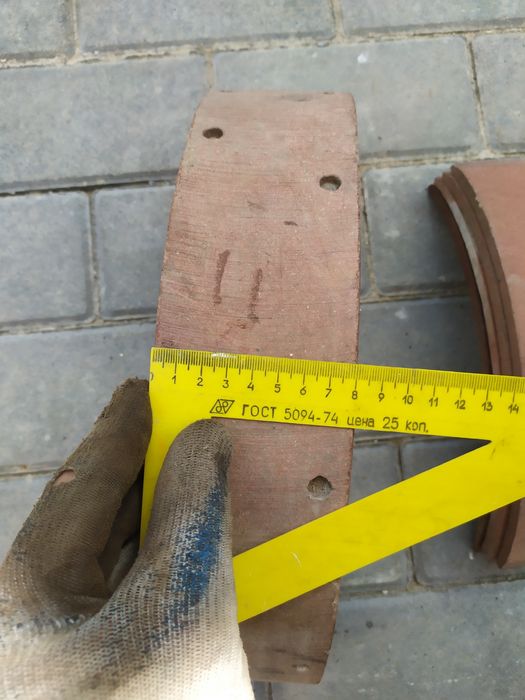 Накладки гальмівні, колодки гальмівні