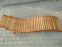 Leżak drewniany akacjowy.