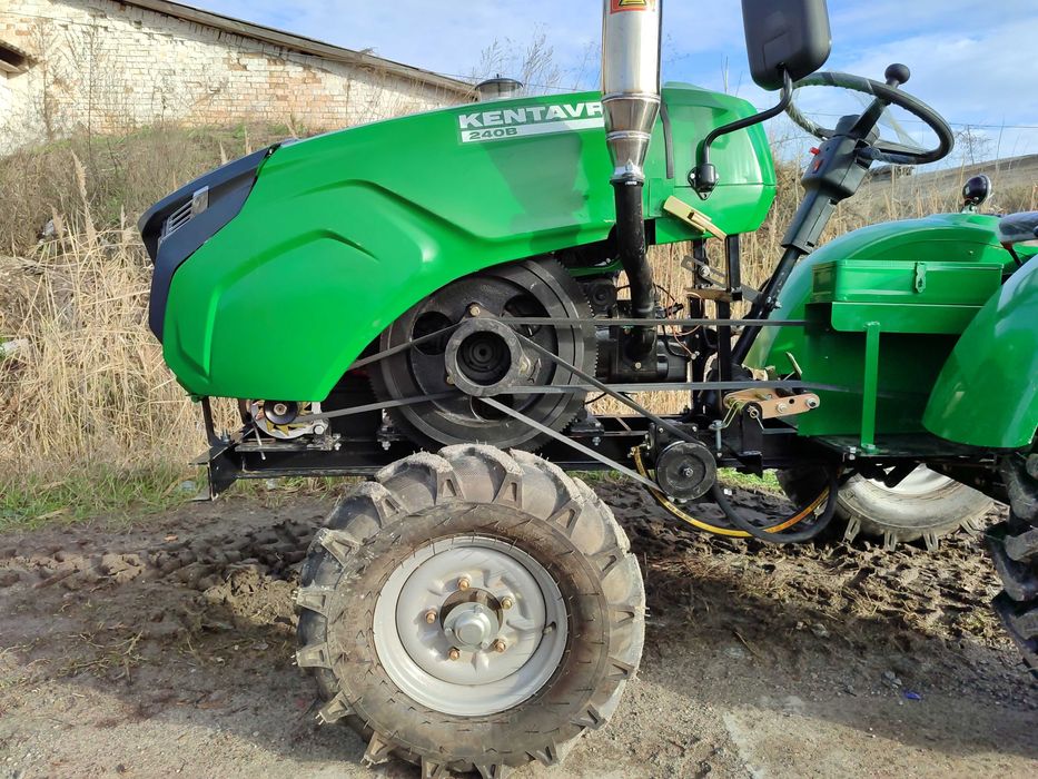 Трактор Кентавр 240В + фреза и плуг Доставка бесплатная