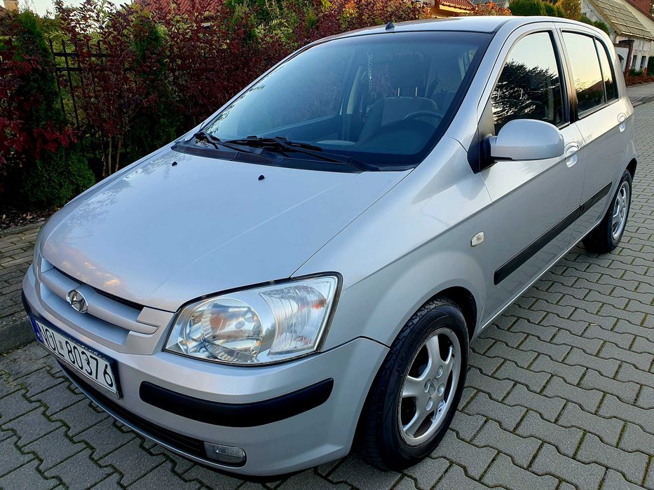 ZADABANY Getz, 135 tys, klimatyzacja, idealnie jezdzi, 5L./100 km.