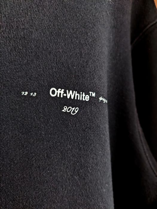 Оверсайз свитшот off-white Ice man