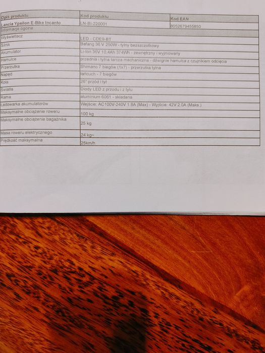 Rower elektryczny sprzedam