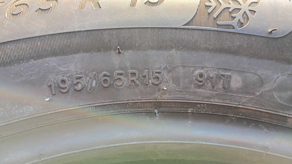 4x 195/65R15 Michelin Alpin 6 Zima Używane FV Siedlce