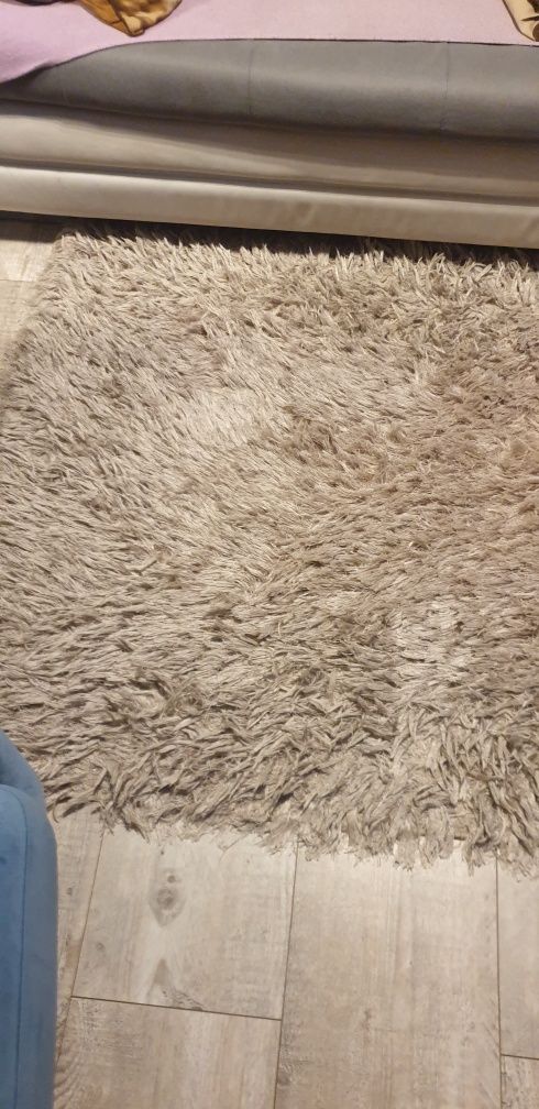Dywan Shaggy srebrny 170/120
